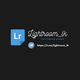 Telegram profile photo for Lightroom presets.lk