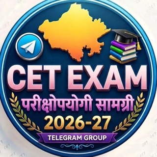 Telegram profile photo for CET EXAM-2026-27