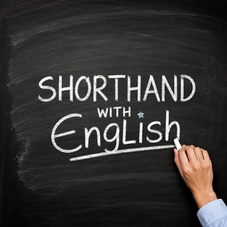 Telegram profile photo for Shorthand with English⚠️