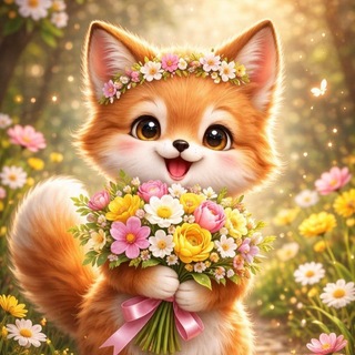 Telegram profile photo for 🌷Открытки для друзей🌷