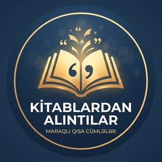Telegram profile photo for Kitablardan alıntılar
