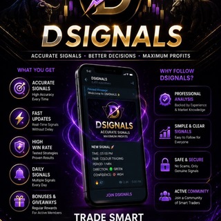 Telegram profile photo for ✨D SIGNALS ✨
