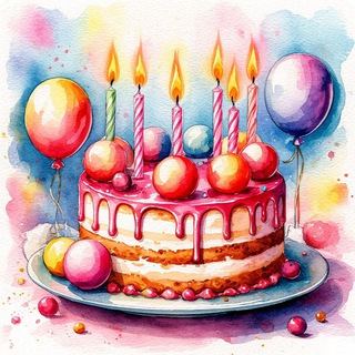 Telegram profile photo for С днём рождения 🌸 Открытки 🎉