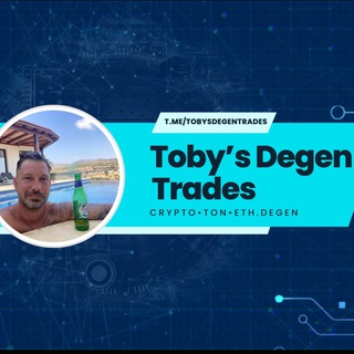 Telegram profile photo for Toby’s Degen Trades