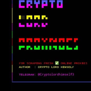 Telegram profile photo for 𝐂𝐫𝐲𝐩𝐭𝐨 𝐋𝐨𝐫𝐝 𝐇𝐚𝐜𝐤 𝐓𝐫𝐚𝐢𝐧𝐢𝐧𝐠 👨💻