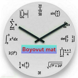 Telegram profile photo for Boyovut_matematiklari