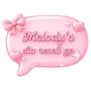 Telegram profile photo for Melody's dia resell gp