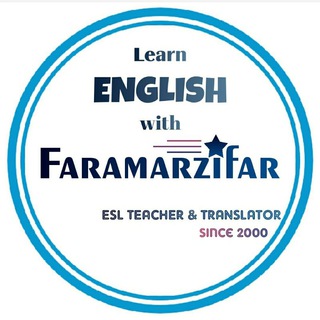 Telegram profile photo for English with Faramarzifar