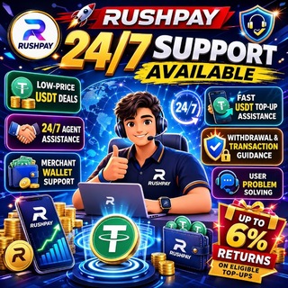 Telegram profile photo for RUSHPAY UPDATES🐲