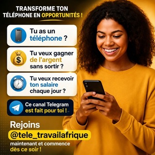 Telegram profile photo for Télé travail Jobs