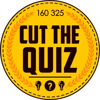Telegram profile photo for CUT THE QUIZ