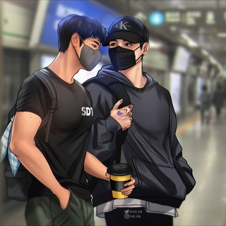 Telegram profile photo for Taekook 💜 &BTS art 🎨
