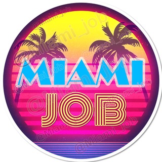 Telegram group profile photo for MIAMI JOB🌴