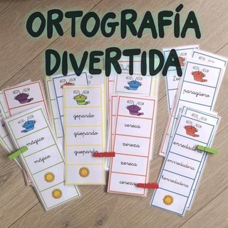 Telegram profile photo for Ortografía divertida y letras 📙📚📝