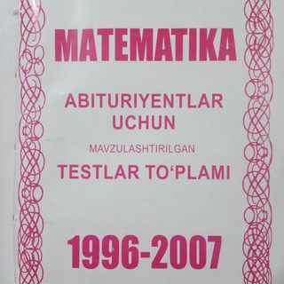 Telegram profile photo for 1996-2003 To'plam yechimlari