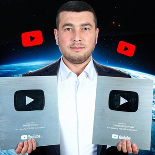 Telegram profile photo for 10-11-12 May | YouTubeni 0 dan o'rganamiz|Oybek Bozorov