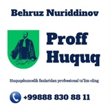 Telegram profile photo for Huquq fanidan NATIJALAR 2026-yil BMBA