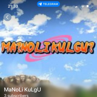 Telegram profile photo for Ma’noli Kulgu😄