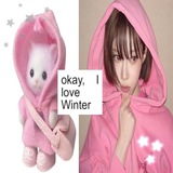 Telegram profile photo for pink hoodie, eeyo