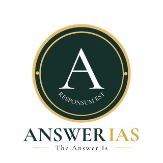 Telegram group profile photo for 📈📊UPSC IAS CSE Prelims & Mains 2026, Current Affairs, Test Series -Answer IAS