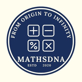 Telegram profile photo for MATHSDNA CSIRNETJRF GATE SET STATEPSC IITJAM
