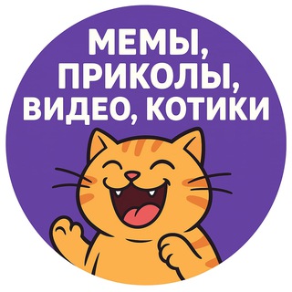 Telegram profile photo for Мемы, приколы, видео, котики