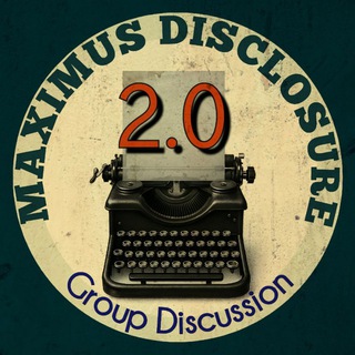 Telegram group profile photo for Maximus Disclosure 2.0 Chat Group