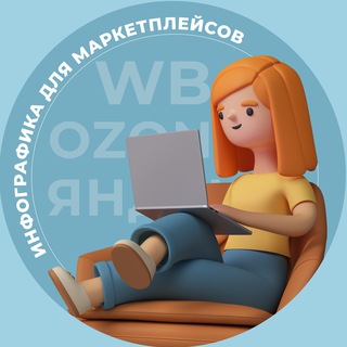 Telegram profile photo for Инфографика для маркетплейсов от magic ✨Дизайн✨