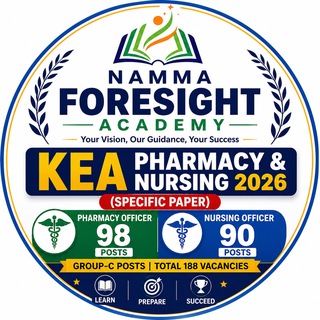 Telegram group profile photo for KEA Pharmacy & Nursing 2026