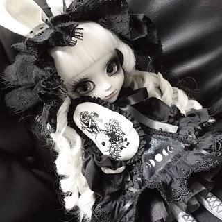 Telegram profile photo for inf of the cutest girl in the world with princess bunny crown