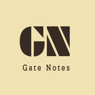 Telegram profile photo for Gate Notes(CE)