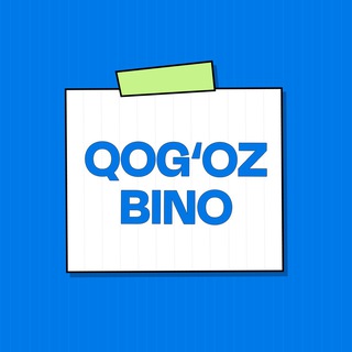 Telegram profile photo for Qog'oz bino