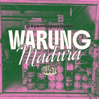 Telegram profile photo for Warung Madura : 24/7.