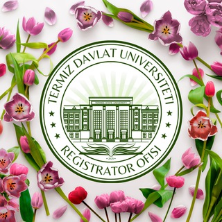 Telegram profile photo for TerDU Registrator ofisi | Rasmiy kanal