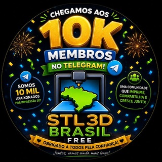 Telegram profile photo for STL 3D Brasil Free