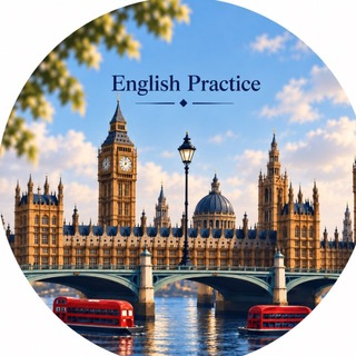 Telegram profile photo for English practice