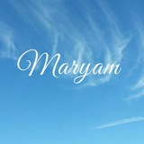 Telegram profile photo for Maryamkzn МАРЬЯМ