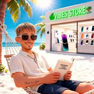 Telegram profile photo for VIBES STORE🏝️ | Техника Apple | Пермь