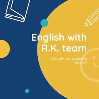 Telegram profile photo for English with R.K. team