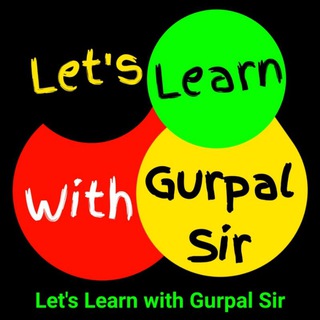 Telegram profile photo for Let's Learn with Gurpal Sir