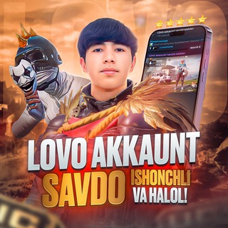 Telegram profile photo for LOVO AKKAUNT SAVDO KANALI