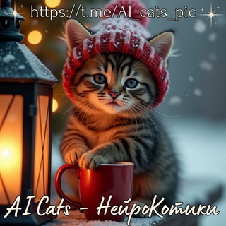 Telegram profile photo for AI Cats - НейроКотики