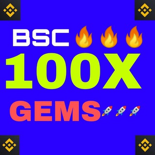 Telegram profile photo for BSC 100X GEMS🚀