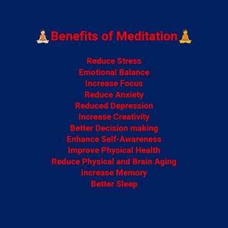 Telegram group profile photo for Meditation