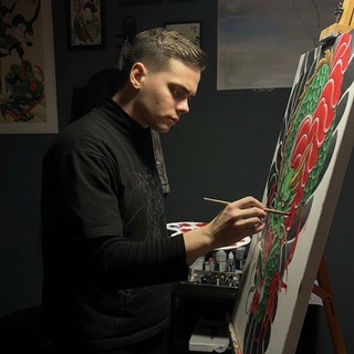 Telegram profile photo for Scream tattoo шиза