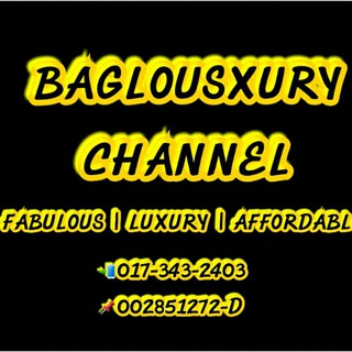 Telegram profile photo for BAGLOUSXURY CHANNEL | FABULOUS | LUXURY | AFFORDABLE