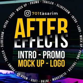 Telegram profile photo for After Effects intro-logo-promo-trailer-opener-mockup-slideshow-transition-social media-typography-background-templates-plugins
