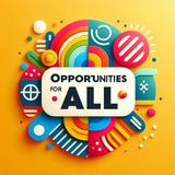 Telegram profile photo for OPPORTUNITIES FOR ALL