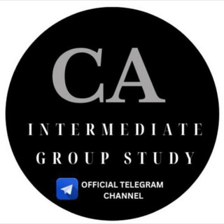 Telegram profile photo for CA INTER GROUP STUDY🔥