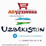 Telegram profile photo for @Uzbekiston_Aliexpress